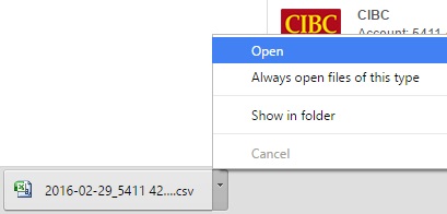 Adjust the date format before uploading to QBO bank feed.