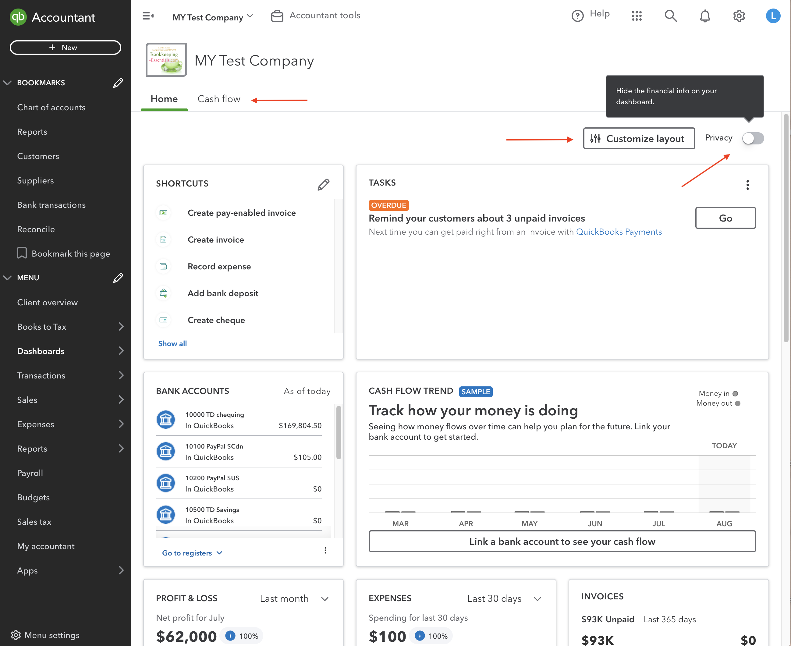 Dashboard - Part 1